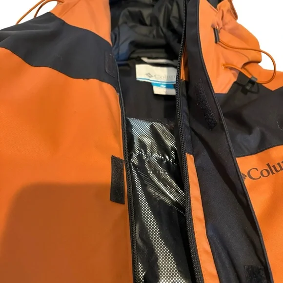 Columbia Women's Orange and Black Ski Jacket - Picture 4 of 9